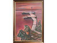 Καθηγητής Στογιάν Ντομούστσιεφ (1935-2021) Θαλασσινό τοπίο