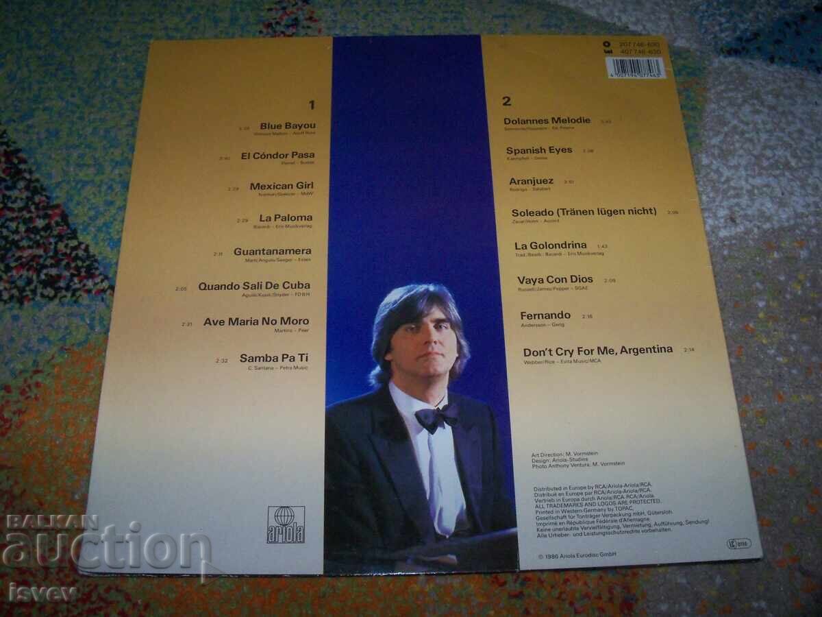 El Condor Pasa - melodii din America de Sud, 1986 cu preț 10.00 BGN | € 5.11