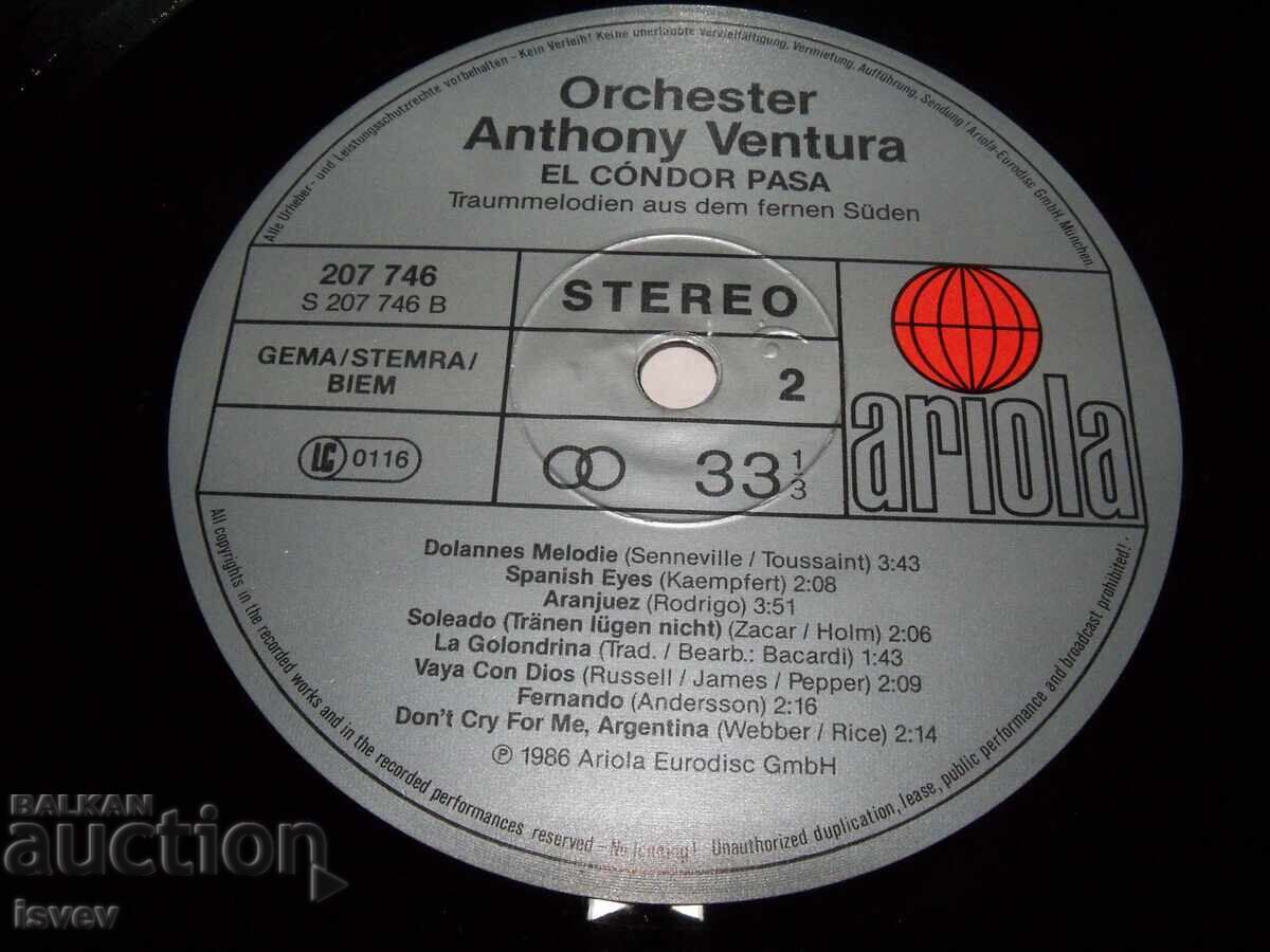 El Condor Pasa - melodii din America de Sud, 1986 - 5