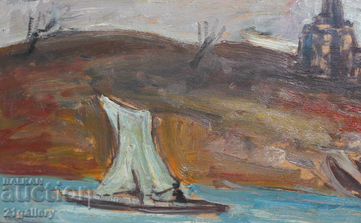 Проф. Стоян Домусчиев (1935-2021) Пейзаж от Санкт Петербург - 5 Проф. Стоян Домусчиев (1935-2021) Пейзаж от Санкт Петербург - 5