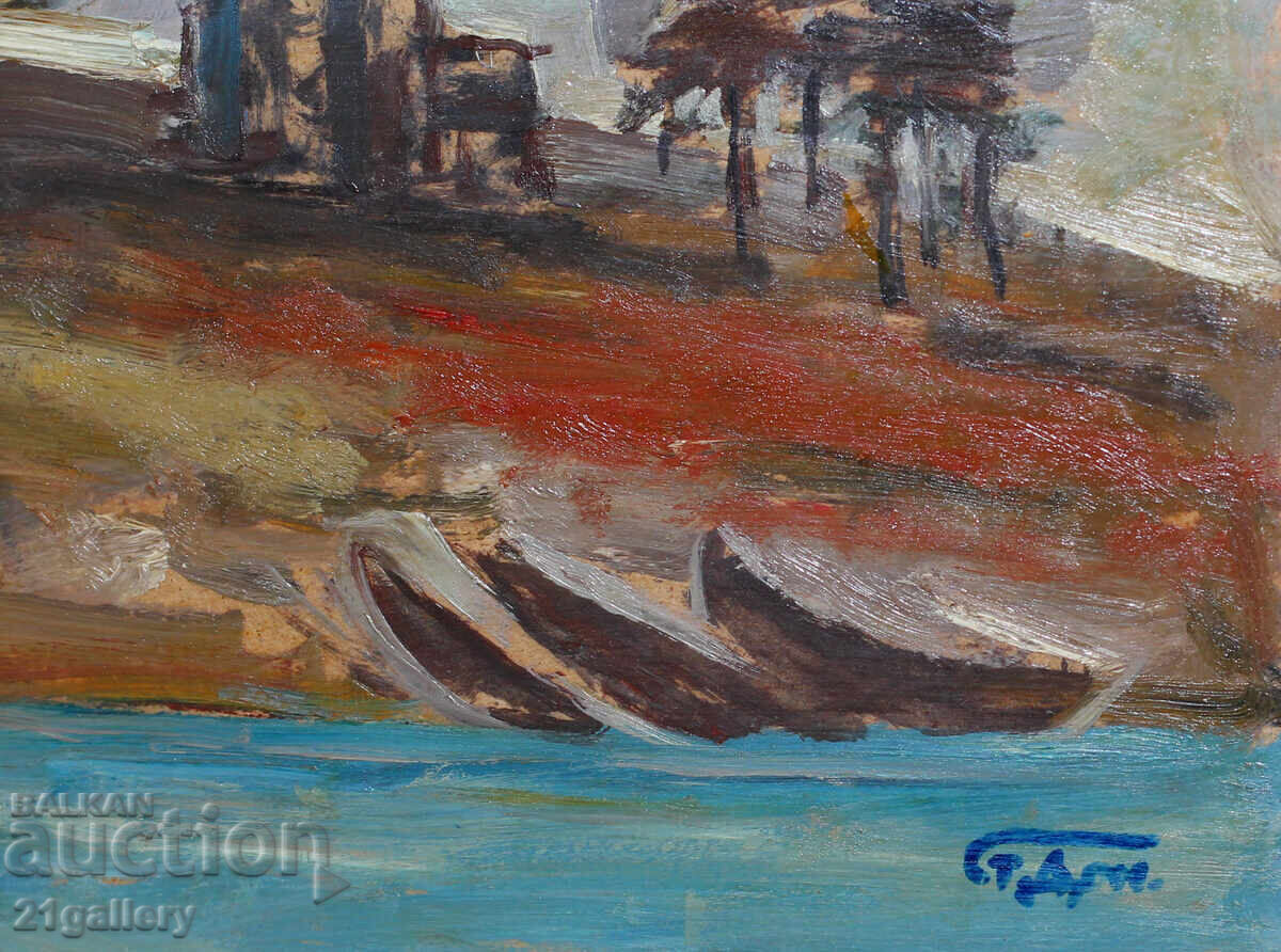 Проф. Стоян Домусчиев (1935-2021) Пейзаж от Санкт Петербург - 7 Проф. Стоян Домусчиев (1935-2021) Пейзаж от Санкт Петербург - 7