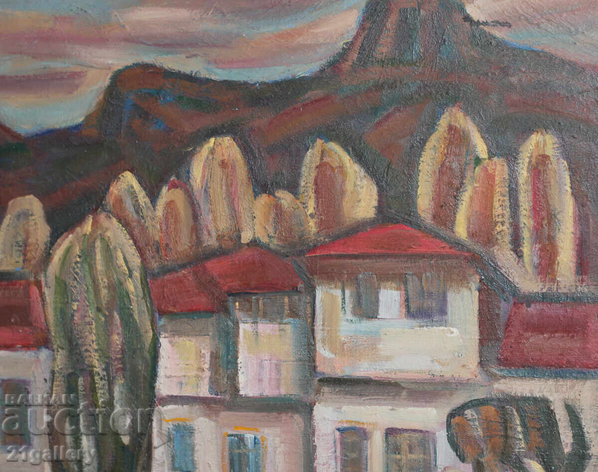 Доставка на Проф. Стоян Домусчиев (1935-2021) Пейзаж / маслени бои