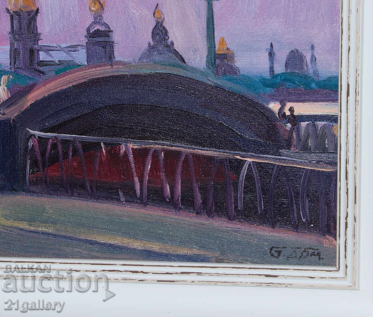 Проф. Стоян Домусчиев (1935-2021) Пейзаж от Санкт Петербург - 6 Проф. Стоян Домусчиев (1935-2021) Пейзаж от Санкт Петербург - 6