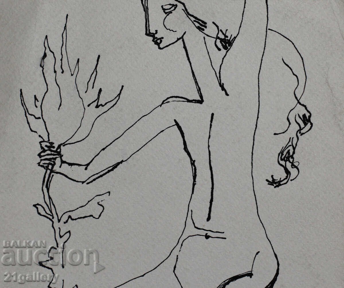 Παράδοση Ηλίας Ρανγκέλοφ Γυναικεία φιγούρα 1991