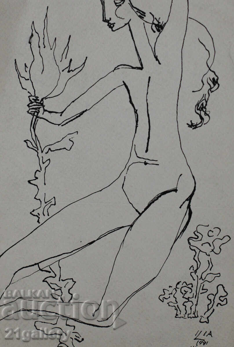 Ηλίας Ρανγκέλοφ Γυναικεία φιγούρα 1991