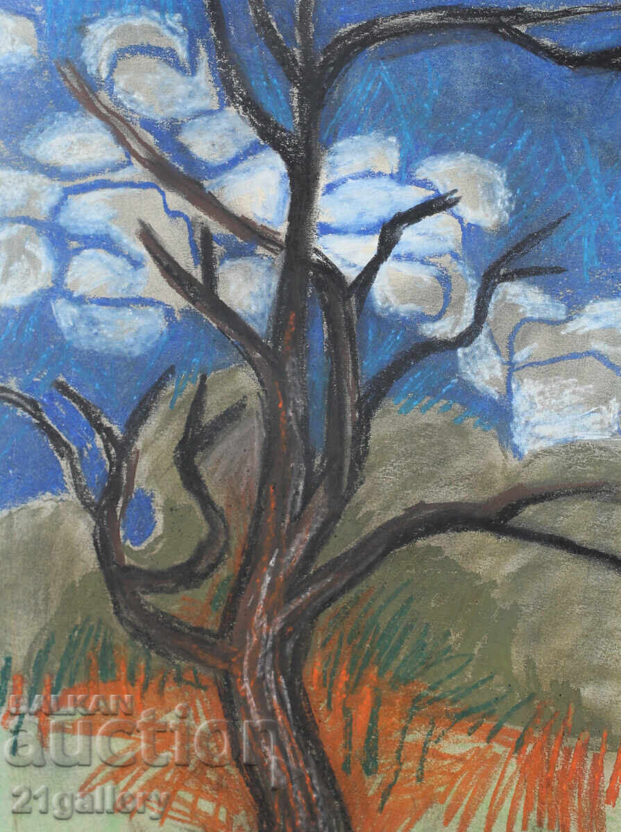 Кирил Недялков (1940 – 2023) Пастел / Пейзаж с цена 150.00 лв. | € 76.69 Кирил Недялков (1940 – 2023) Пастел / Пейзаж с цена 150.00 лв. | € 76.69