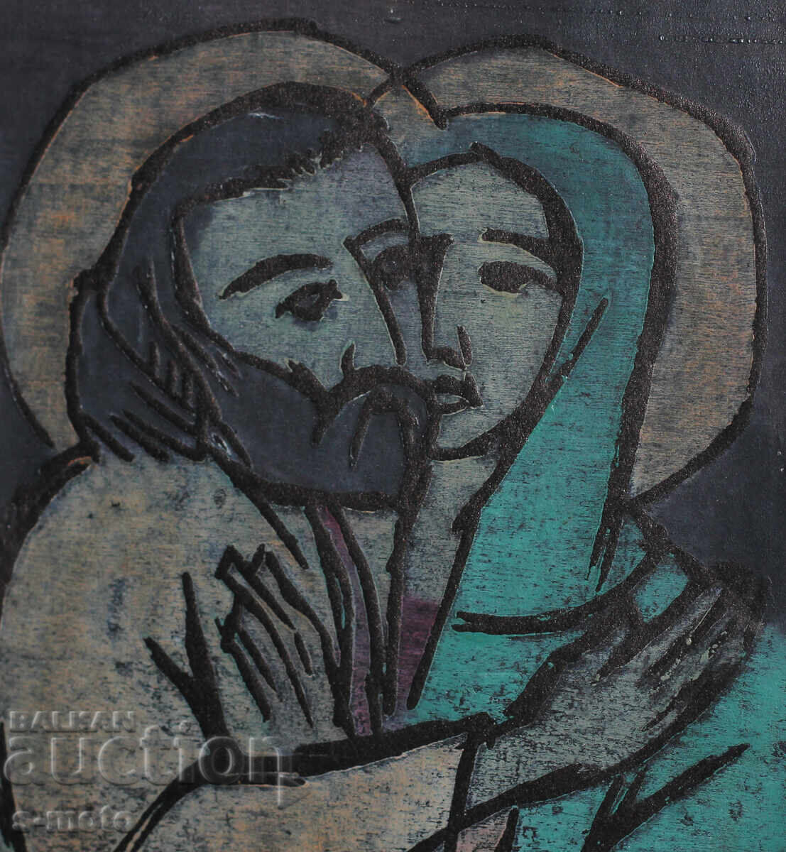 Георги Пенчев  (1925–2014)  смесена техника - 7