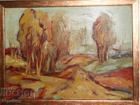 Христо Радев ( 1936 -2017) Пейзаж , маслени бои, подписана