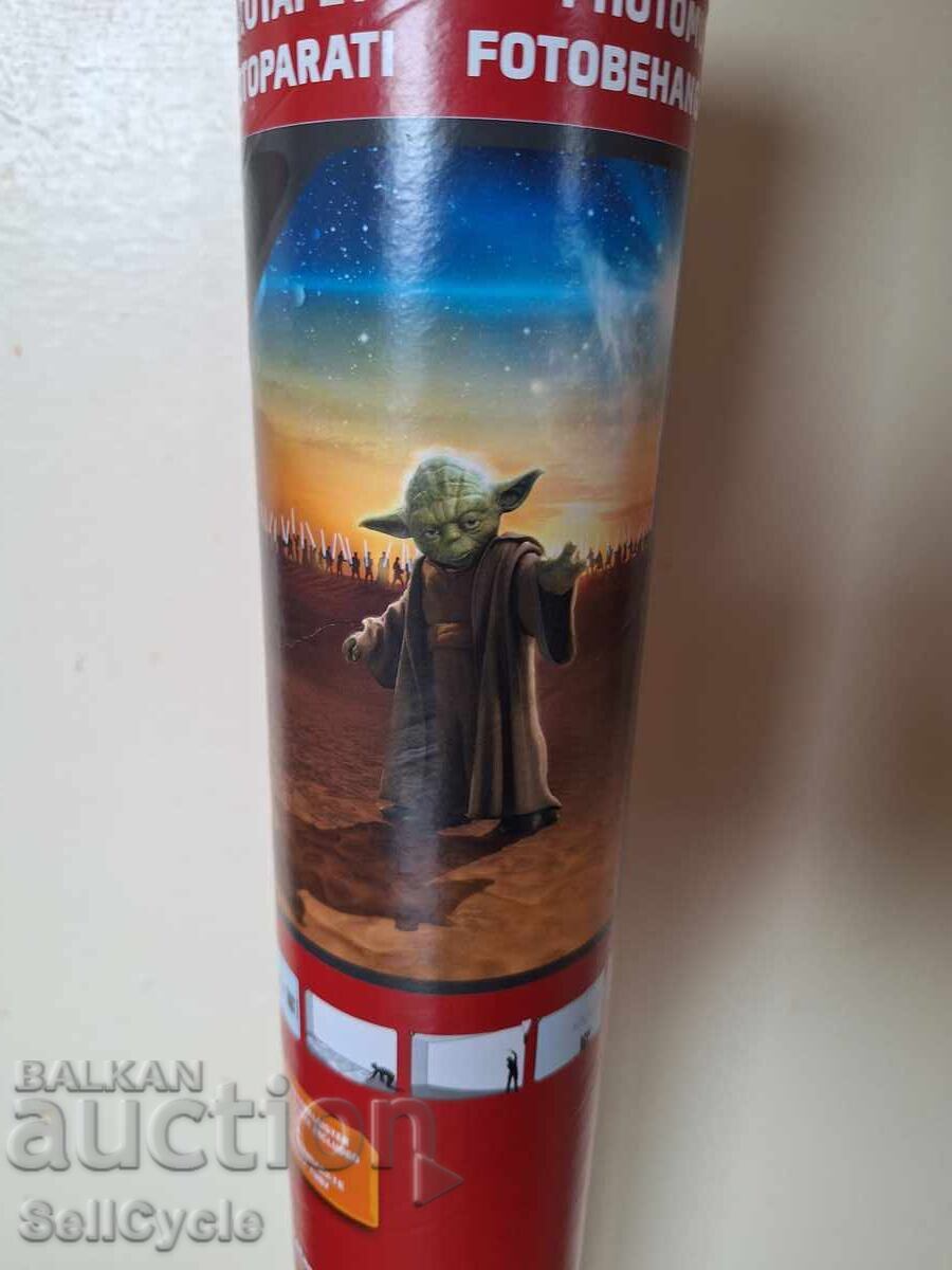 ✅ TAPET FOTO NOU-NOU STAR WARS - YODA - 184x254 cm.❗ cu preț 30.00 BGN | € 15.34 ✅ TAPET FOTO NOU-NOU STAR WARS - YODA - 184x254 cm.❗ cu preț 30.00 BGN | € 15.34