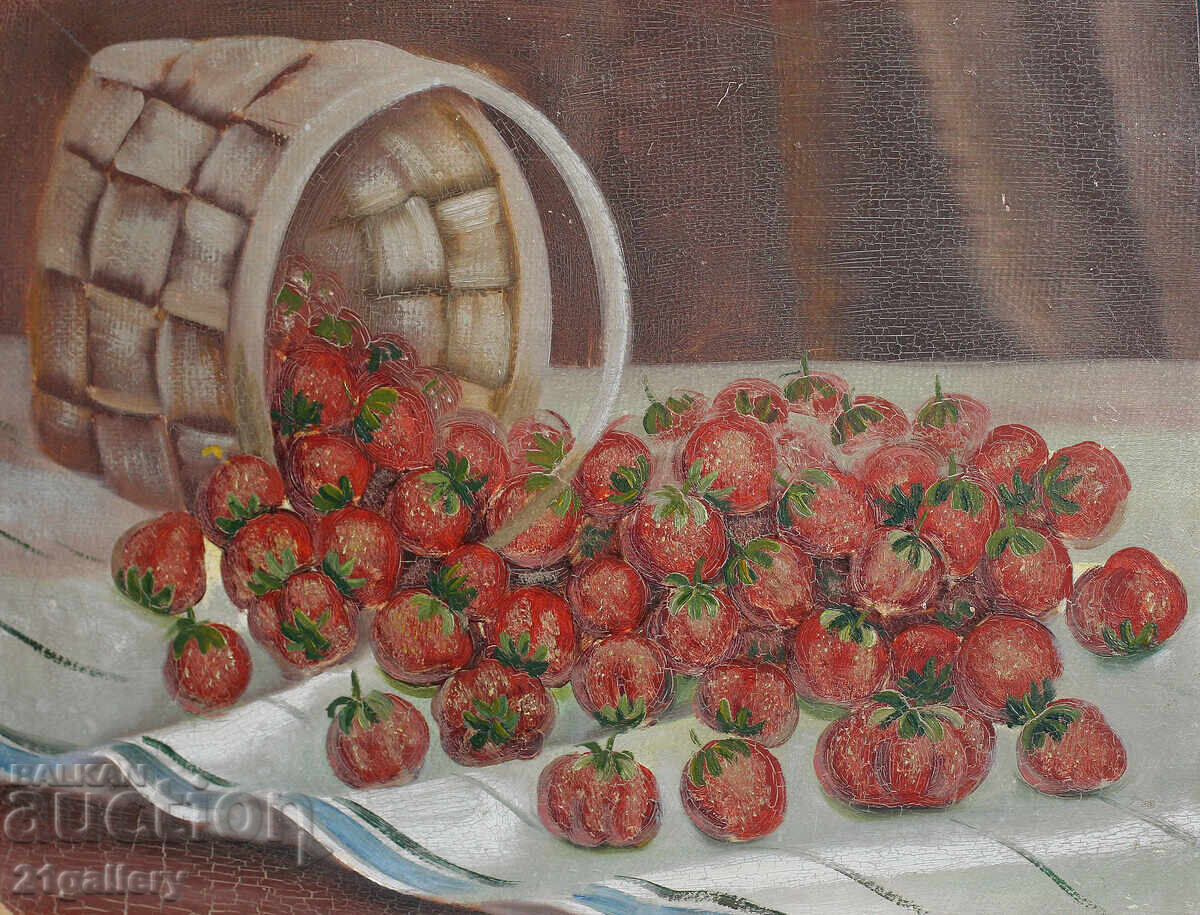 Lyuben Petrov Hristov - Vopsele roșii/ulei, semnate