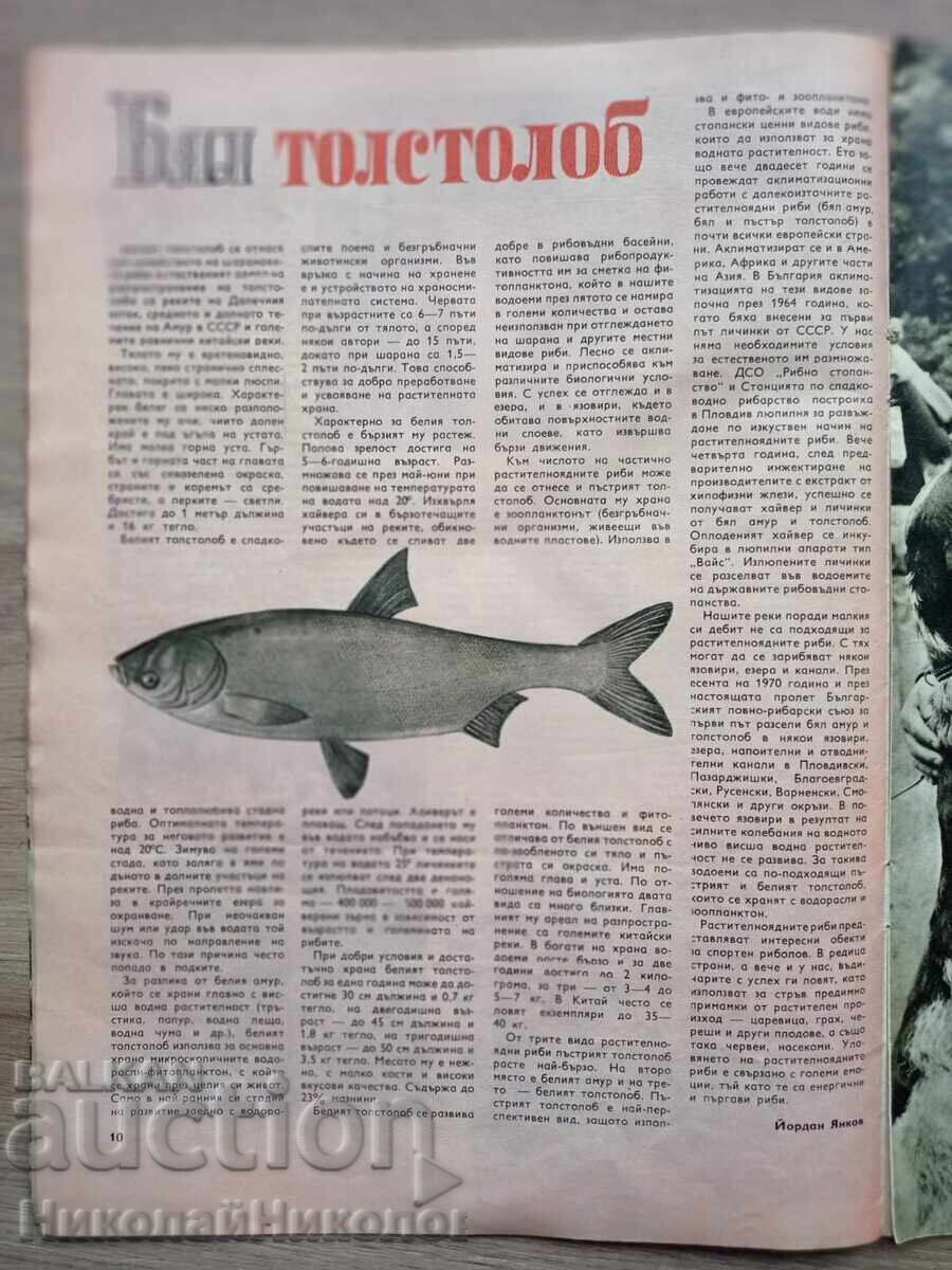 Licitație 1971 REVISTĂ VECHE VÂNĂTOARE ȘI PESCUIT ANUL LXXI NUMĂRUL 9 B137