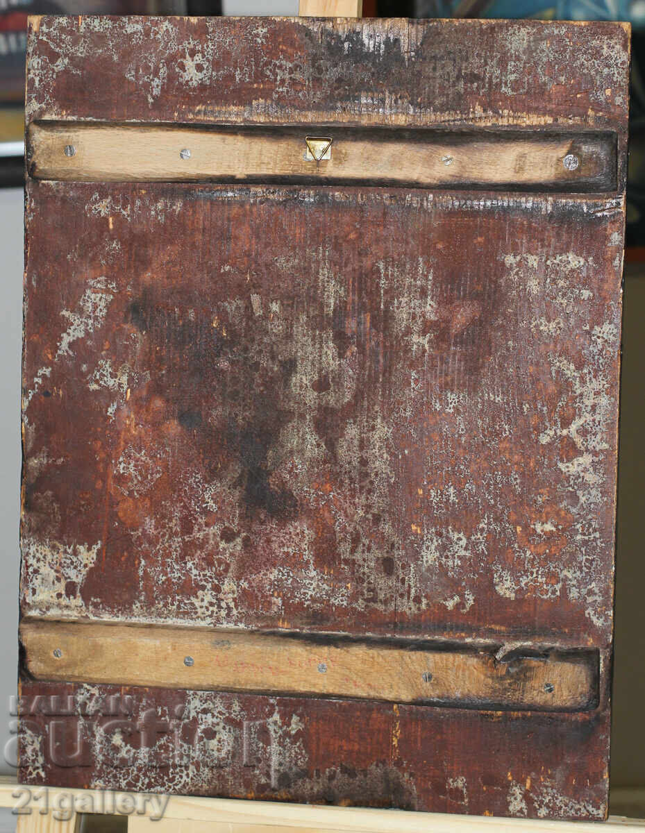 19 век стара икона свети Теодор - 7