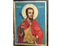 Icoană veche de secolul al XIX-lea Sfântul Teodor