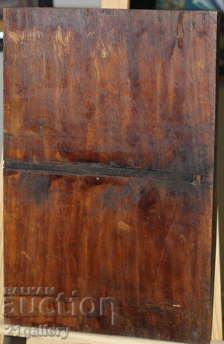 Veche icoană pictată manual din secolul al XIX-lea a Sfântului Dimitrie - 7 Veche icoană pictată manual din secolul al XIX-lea a Sfântului Dimitrie - 7