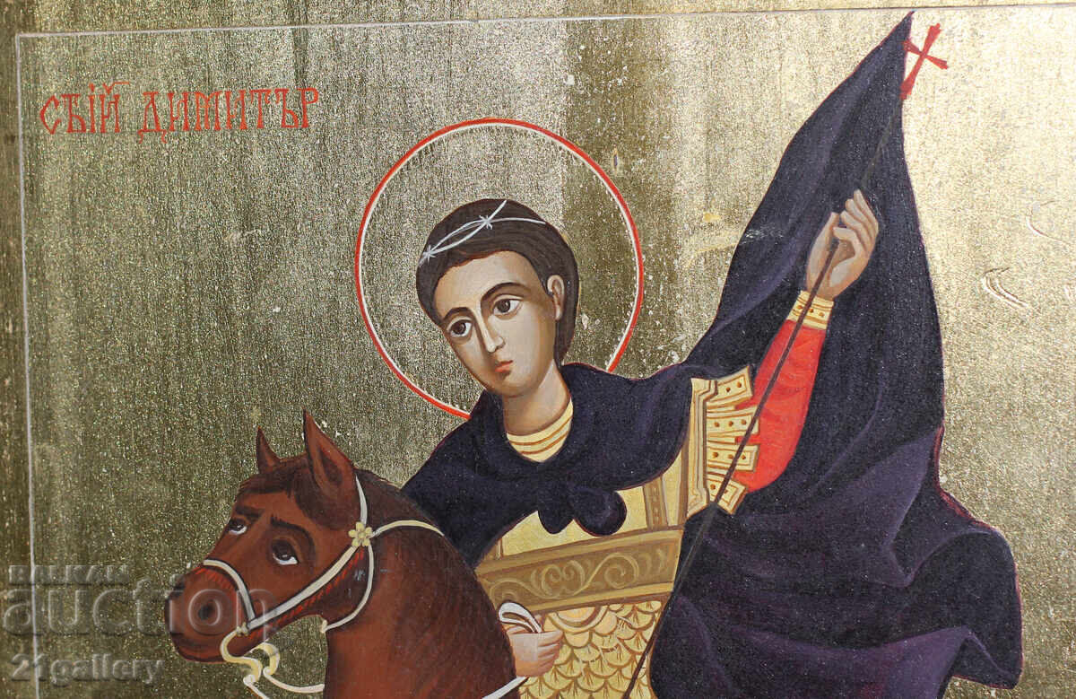 Delivery of Contemporary Icon Saint Demetrius Delivery of Contemporary Icon Saint Demetrius