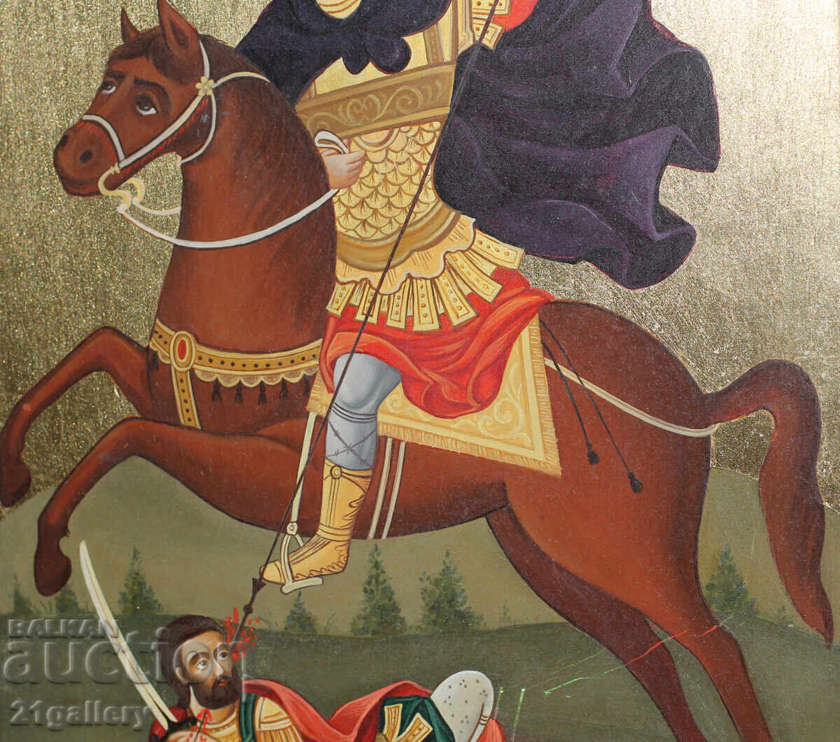 Contemporary Icon Saint Demetrius - 6 Contemporary Icon Saint Demetrius - 6