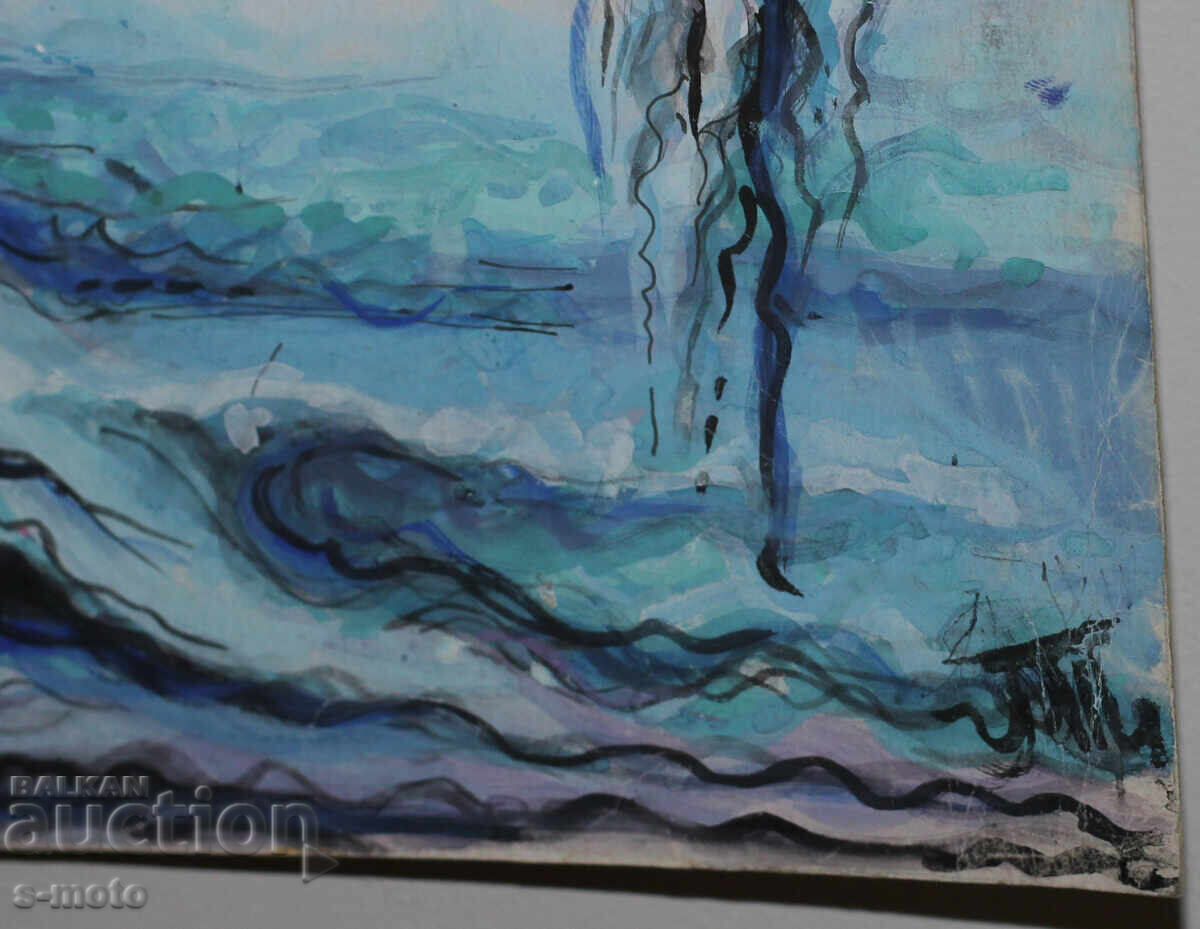 Margarita Petrova, gouache / pastel abstract composition - 7 Margarita Petrova, gouache / pastel abstract composition - 7