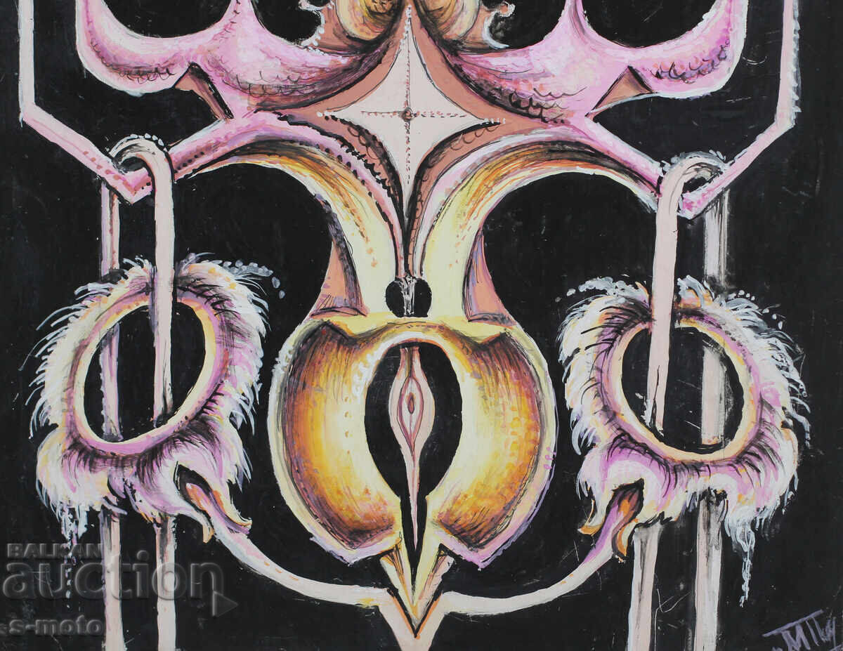 Margarita Petrova, gouache / pastel abstraction - 6 Margarita Petrova, gouache / pastel abstraction - 6