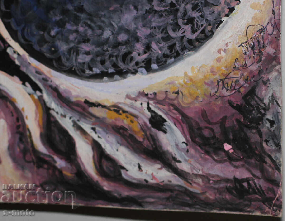 Margarita Petrova, gouache / pastel abstract composition - 7