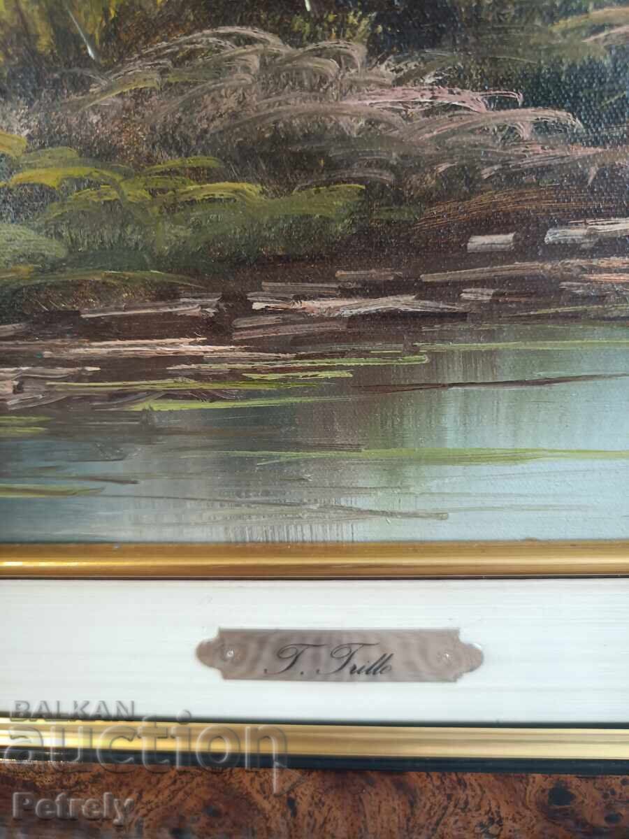 Auction Old oil painting Auction Old oil painting