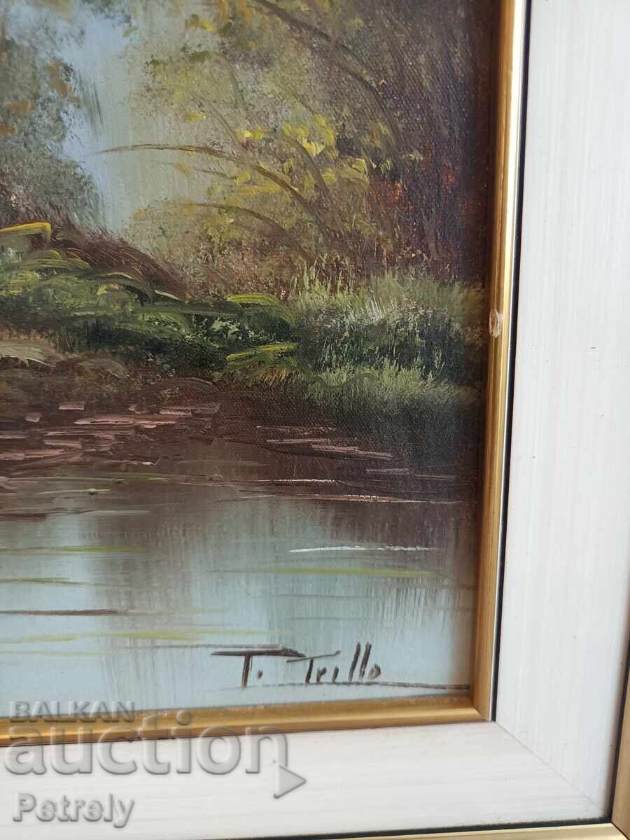 Delivery of Old oil painting Delivery of Old oil painting