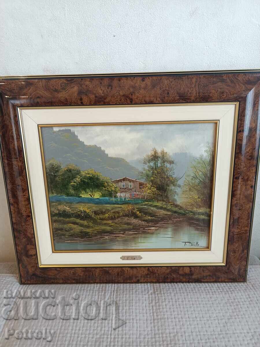 Old oil painting Old oil painting