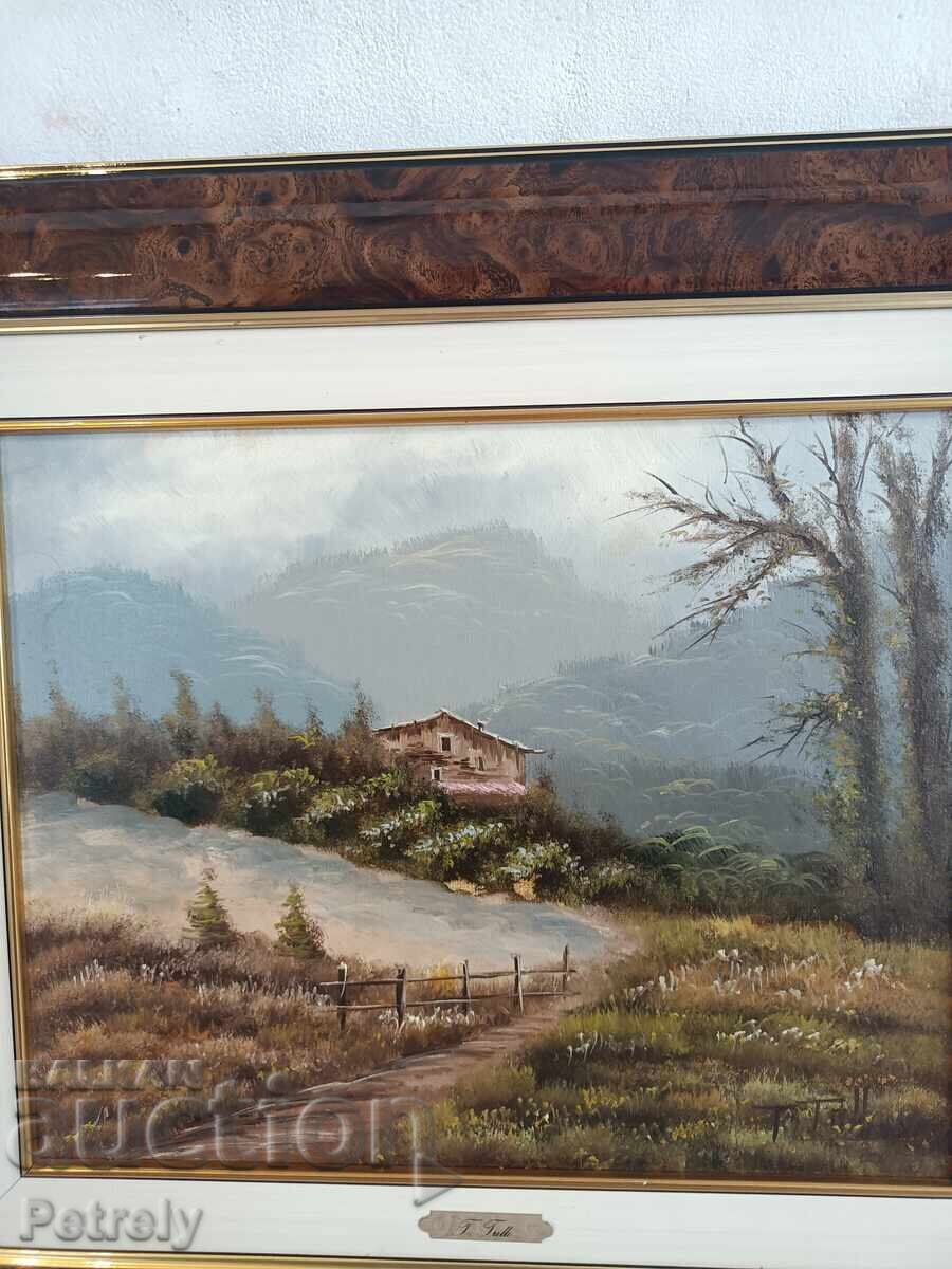 Old oil painting with price 400.00 BGN | € 204.52 Old oil painting with price 400.00 BGN | € 204.52