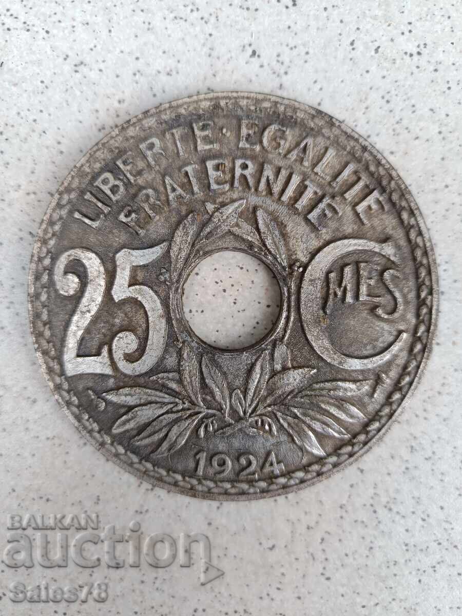 25 centimes France