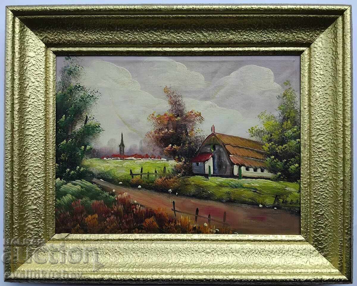 Auction Old oil painting Auction Old oil painting