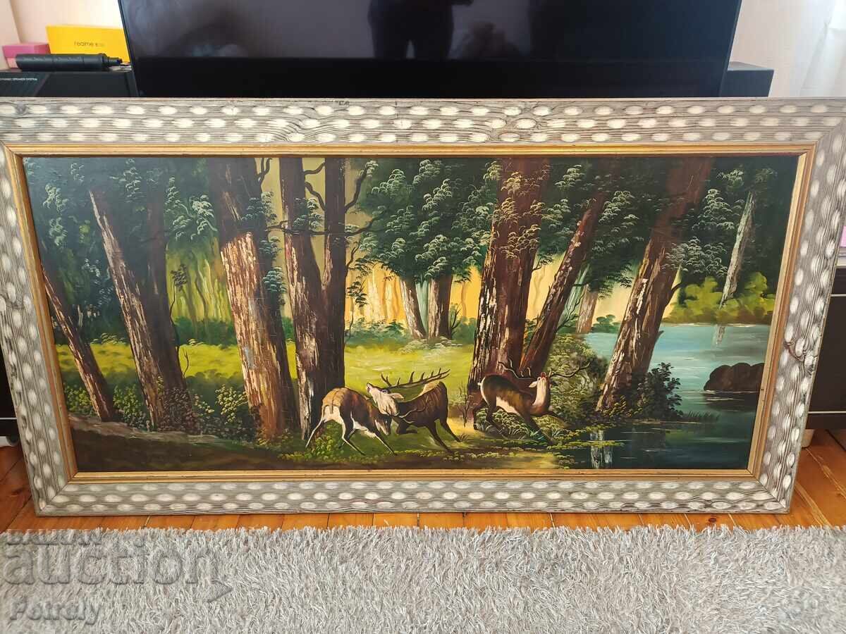 Licitație Pictură veche uriașă