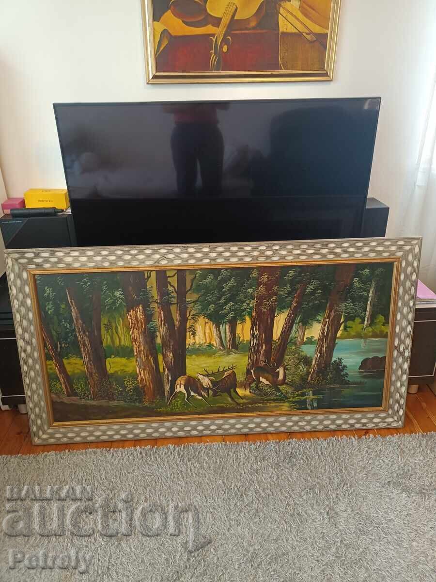 Pictură veche uriașă