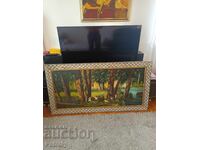 Pictură veche uriașă