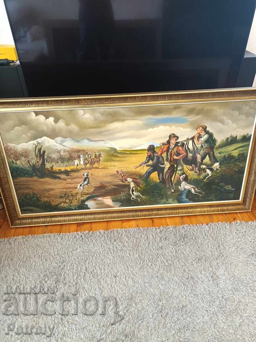 Pictură veche uriașă