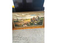 Pictură veche uriașă