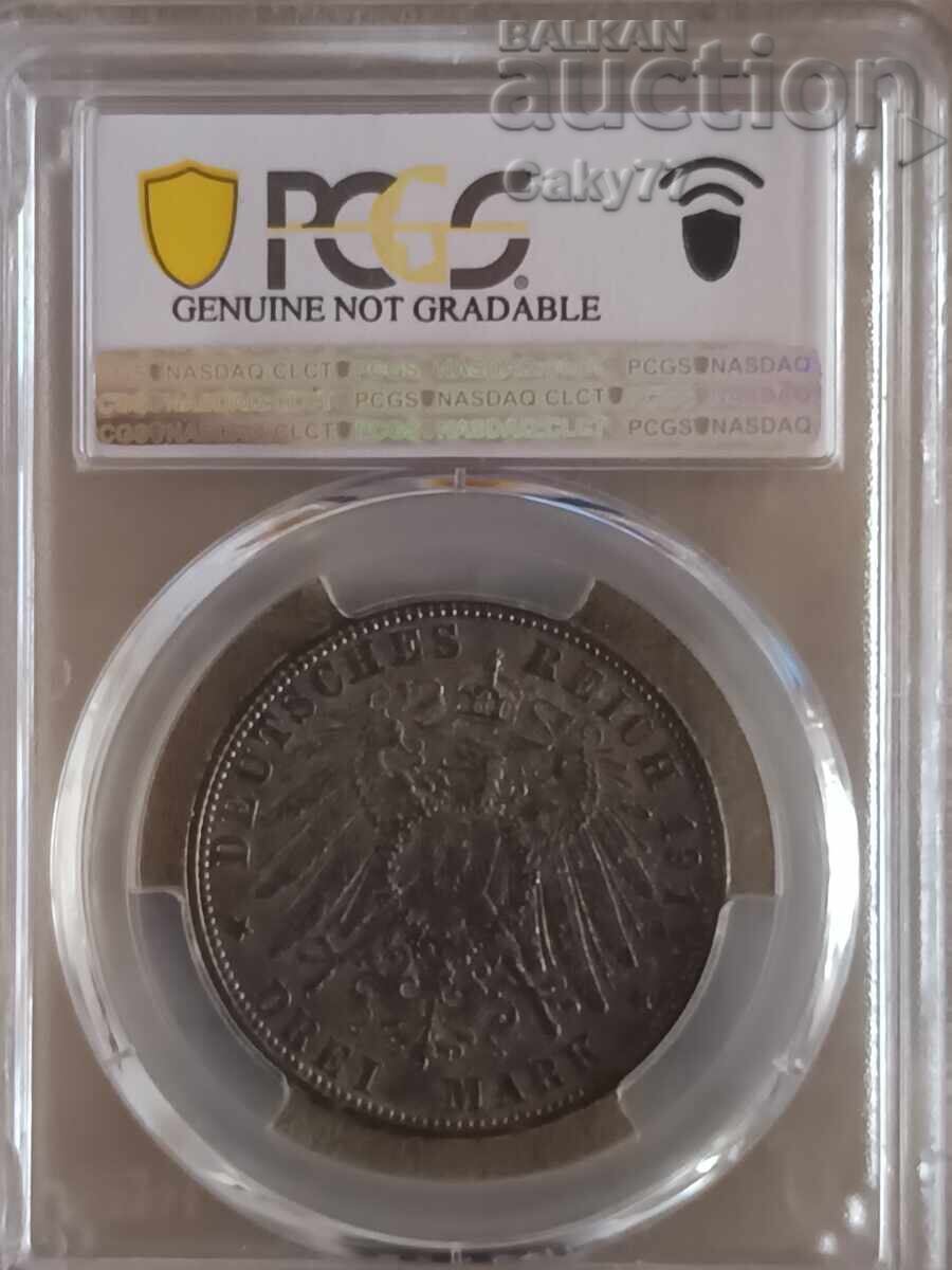 3 mărci Bavaria 1911-D cu preț 135.00 BGN | € 69.02