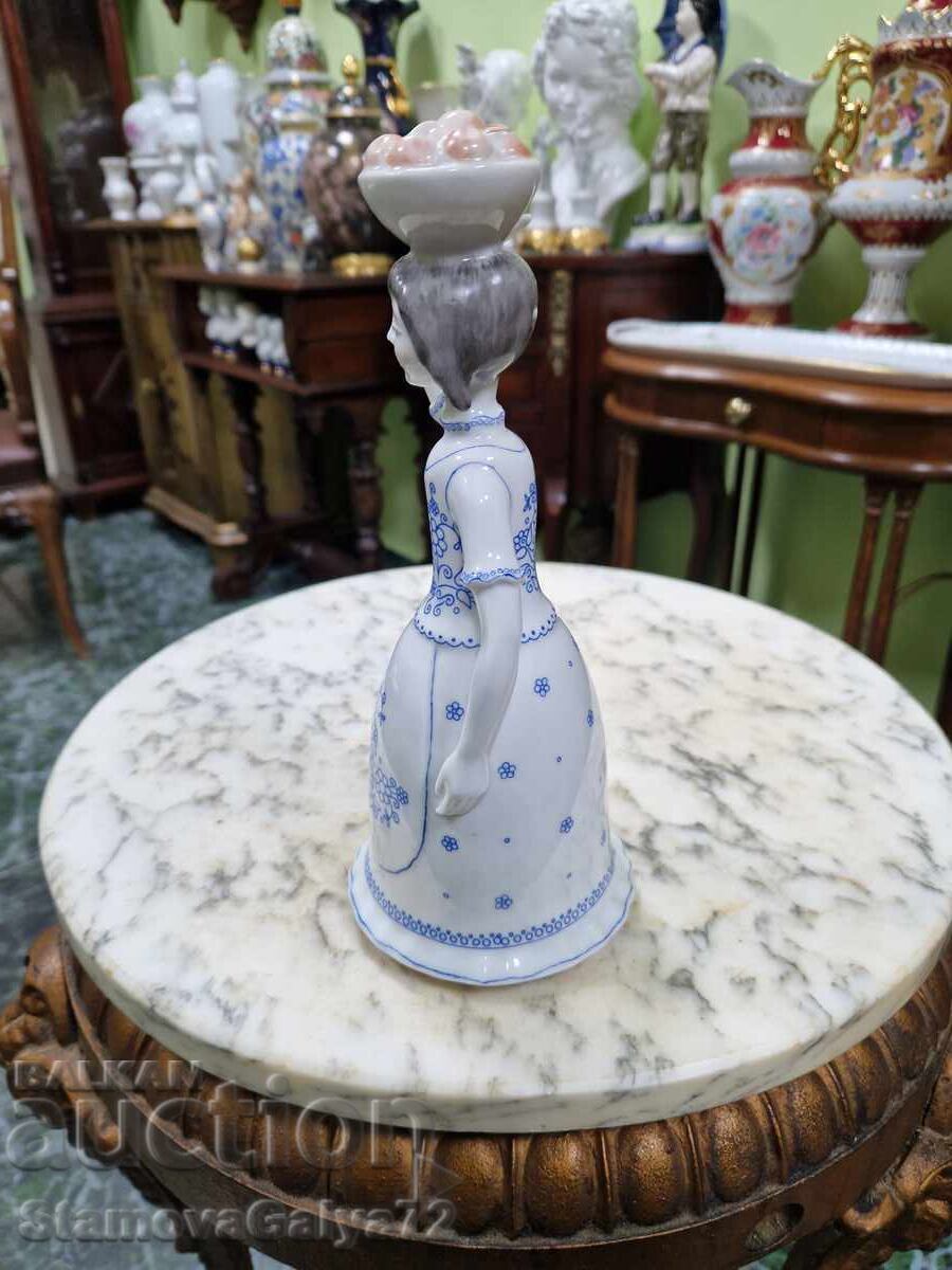 Antique Hungarian Porcelain Figurine Statuette Hollohaza - 5 Antique Hungarian Porcelain Figurine Statuette Hollohaza - 5