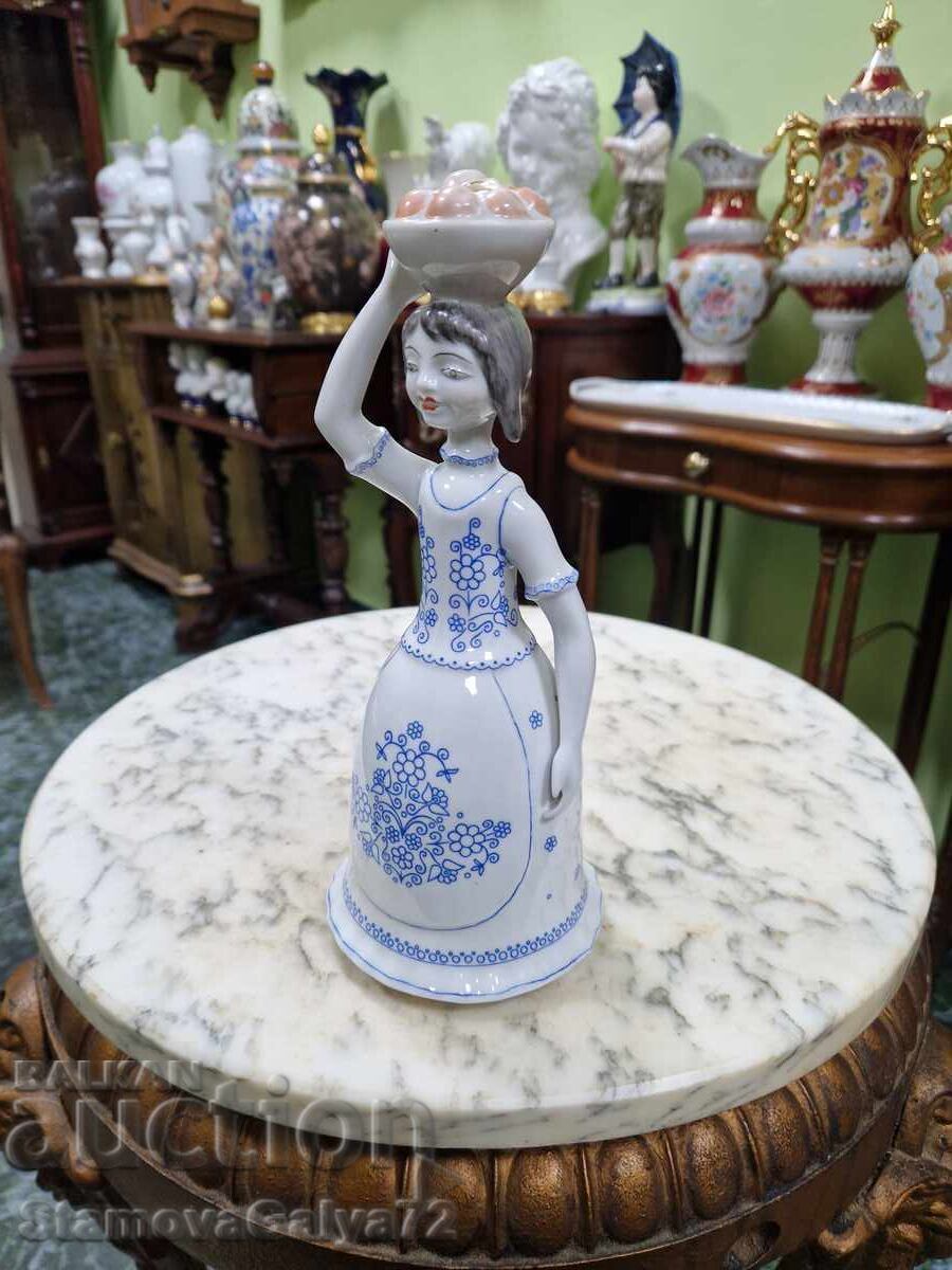 Antique Hungarian Porcelain Figurine Statuette Hollohaza - 6 Antique Hungarian Porcelain Figurine Statuette Hollohaza - 6