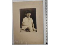 1919 FOTOGRAFIE PE CARTON CU PIANUL STOIANOVA - VÂLCIOVA