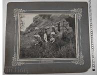 1912 ȘUMEN DORINȚA NUNTĂ CONTINUĂ FOTOGRAFIE CARTON