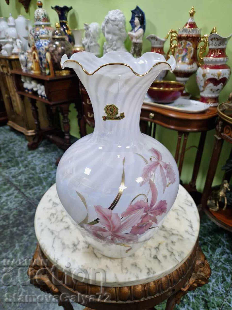 Licitație Vază italiană unică, mare, din sticlă