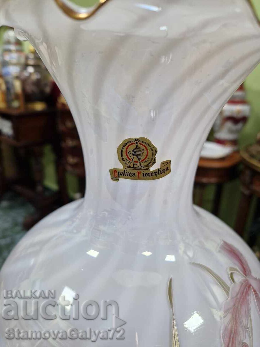 Vază italiană unică, mare, din sticlă - 5