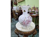 Unique large Italian glass vase