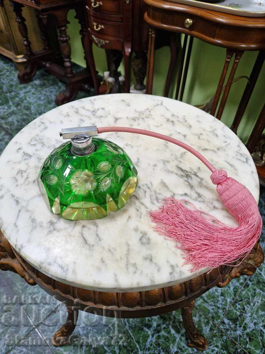 Unique antique perfume bottle by Bochemia with price 166.00 BGN | € 84.87