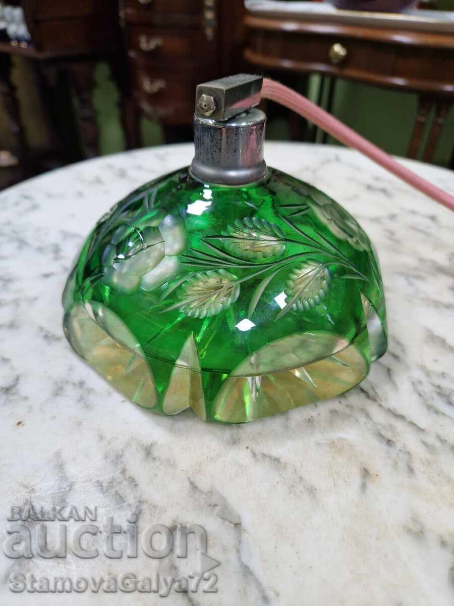 Уникална антикварна бутилка шишенце за парфюм Bochemia - 6