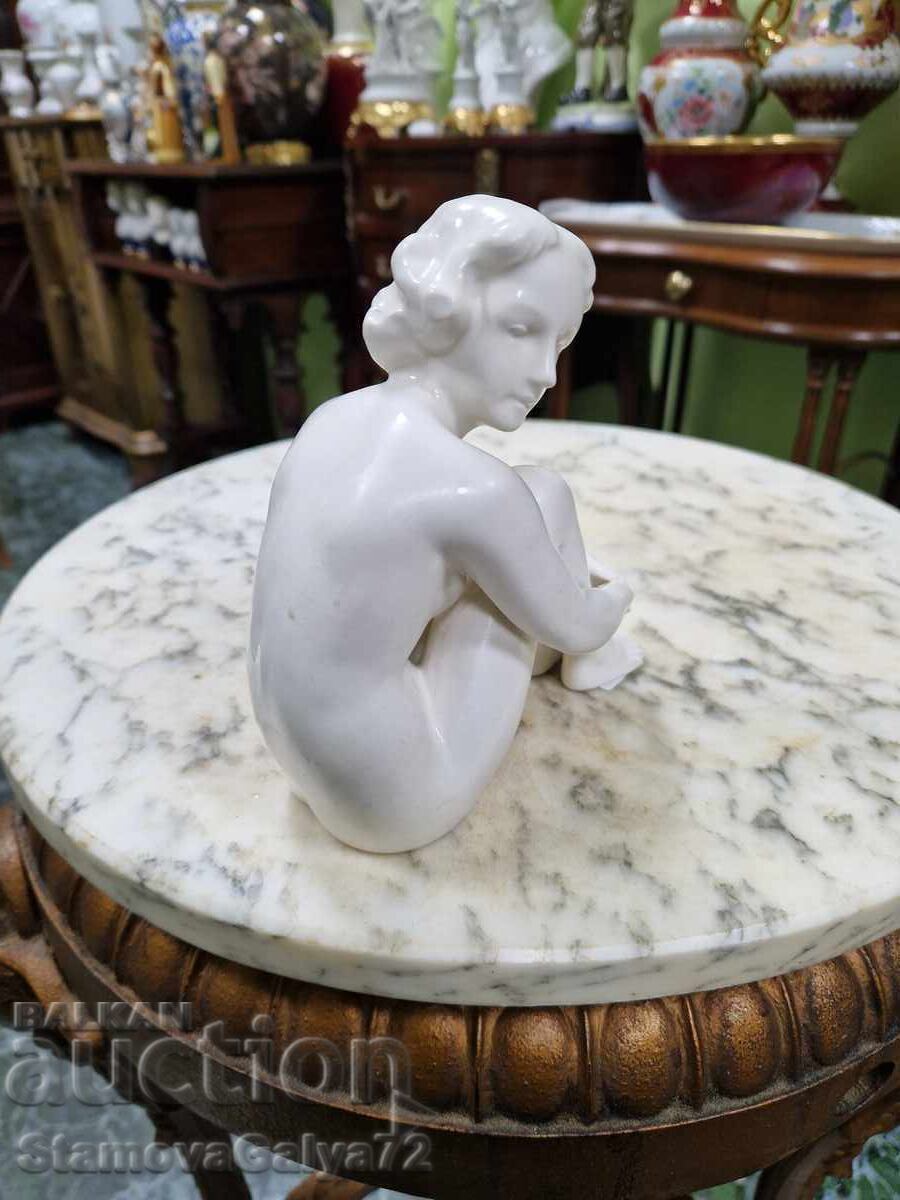 Licitație Figurină unică rară din porțelan antic Hummel Goebel