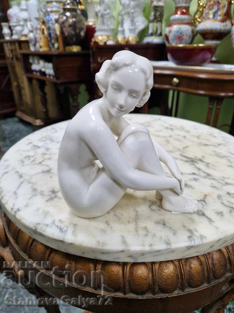 Μοναδικό σπάνιο αντίκα πορσελάνινο ειδώλιο Hummel Goebel Μοναδικό σπάνιο αντίκα πορσελάνινο ειδώλιο Hummel Goebel