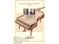 1985 RFG. Europa. Anul European al Muzicii. Card maxim