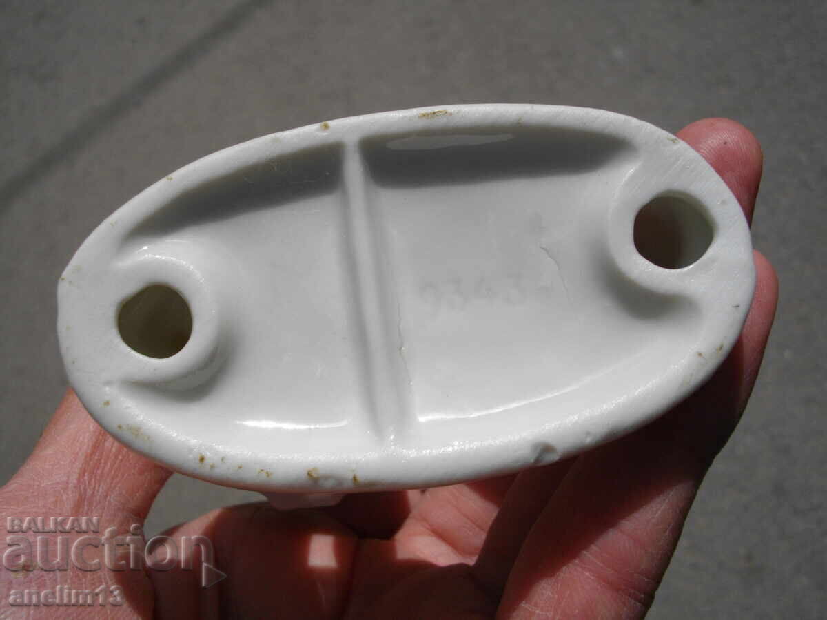 OLD PORCELAIN GIRL WITH DOG MARKED - 7