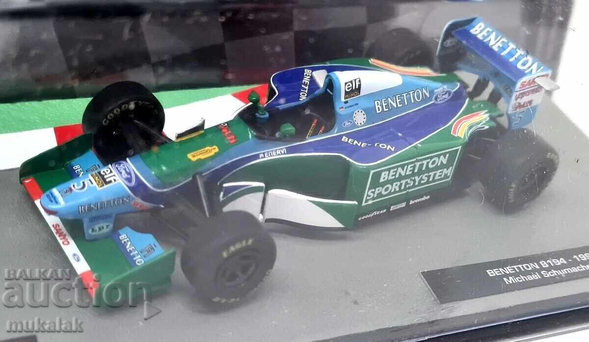 Δημοπρασία 1:43 BENETTON B194 1994 MICHAEL SCHUMACHER ΜΟΝΤΕΛΟ ΦΟΡΜΟΥΛΑΣ
