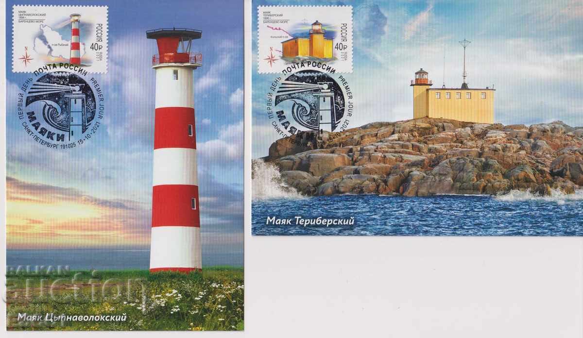 Hărți maximum Faruri Maritime 2021 din Rusia Hărți maximum Faruri Maritime 2021 din Rusia